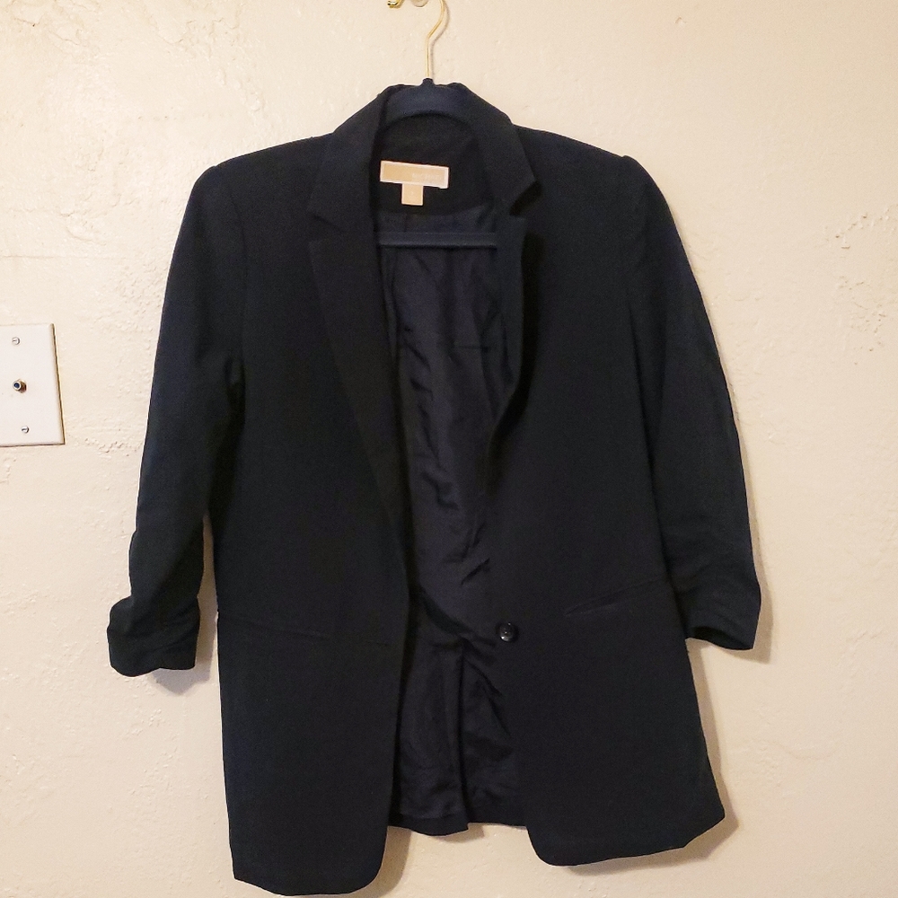 3/$20 Michael Kors Navy 3/4 sleeve blazer